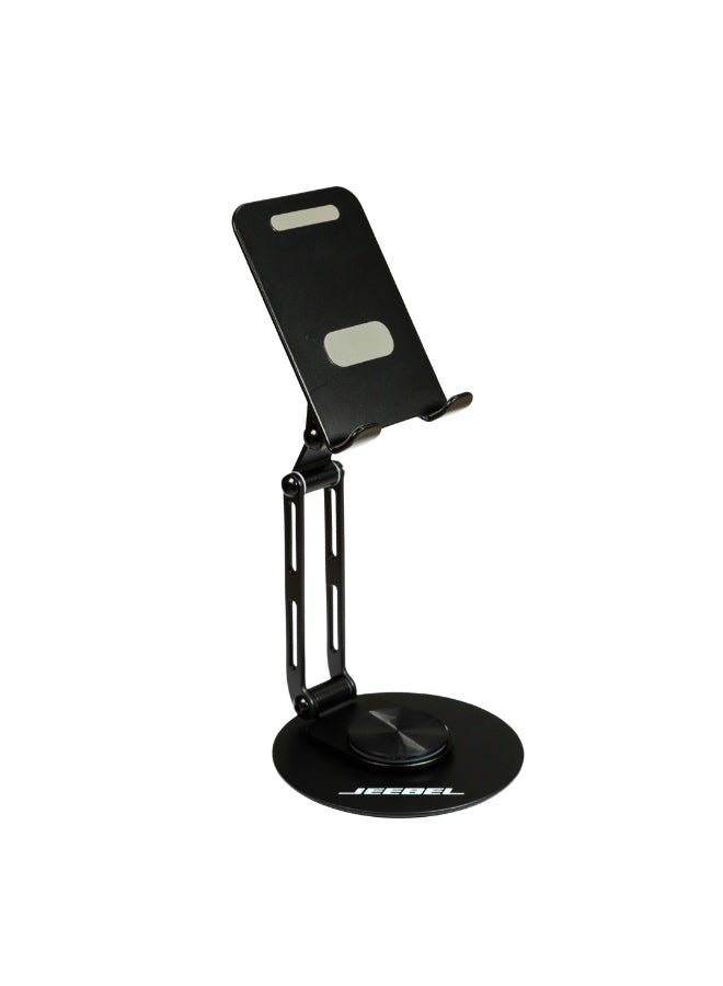 JEEBEL Metal Desktop Stand – 360° Rotation with 4 Strong Joints and Elegant Canadian Design – Supports up to 400g for Optimal Viewing Angles - Image 1